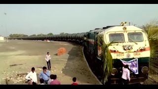 Video Of Water Train Arriving In Latur