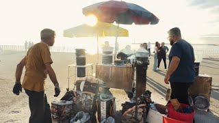 4K Sunny Beach Walk Matosinhos - Praia do Titan to Castelo do Queijo Fall 🍂