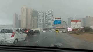 It's Raining it's pouring |||  ඩුබායි වැස්ස ☔  |||| Rain in Dubai   #dubai #rain #uae #heavyrain