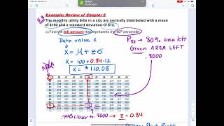 Chapter 5 Review (using StatCrunch)
