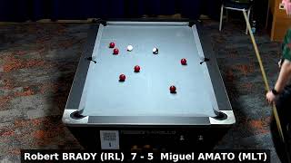 Euro 8 Ball | Robert BRADY (IRL) vs Miguel AMATO (MLT)