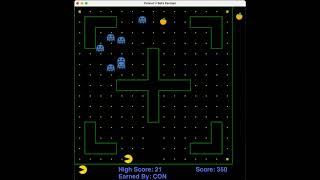 PacMan Recreation Using Java