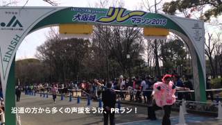 【2015いながわ桜まつり　大阪城でＰＲラン！】猪名川町　桜　まつり　仮装