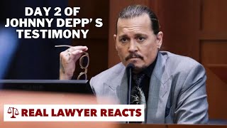 Lawyer Reacts to Day 2 of Johnny Depp’ s testimony at trial!