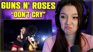 Guns N' Roses - Don't Cry | FIRST TIME REACTION | (Tokyo 1992)