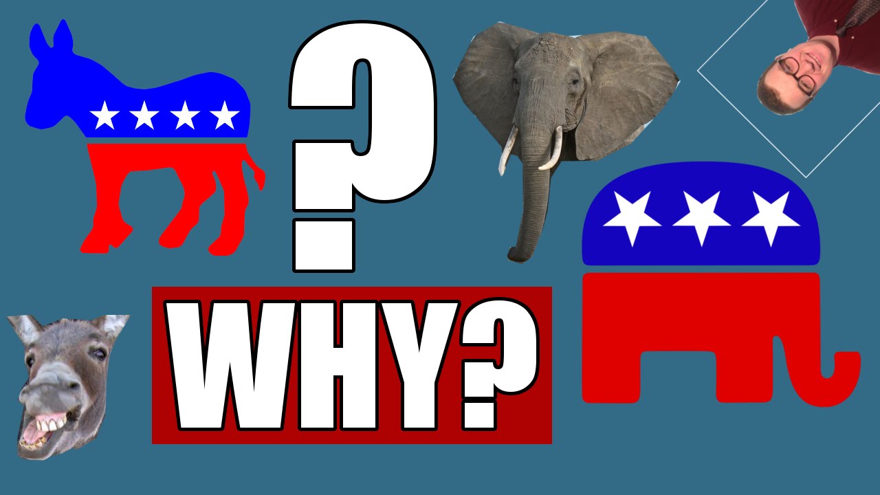 Donkey & Elephant!? | History Of The Political Party Symbols - YouTube