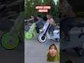 SEPEDA LISTRIK DI BAWA KABUR #electric #automobile #funny #viral