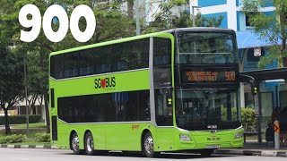 (SMRT) Euro 6 MAN ND323F A95 - SG5983T- Service 900A