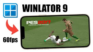 Winlator 9 - PES 2017 60fps Full Settings (1080p Gameplay)