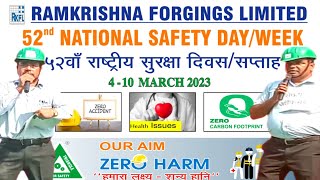 RKFL PLANT 5 KOLABIRA | 52 th Safety Celebration Day 2023 | Ramkrishna forging Limited | Safety Day