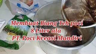 tutorial lengkap membuat biang teh poci 8 liter