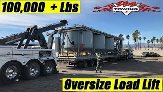 Oversize Load - Load Shift    Heavy Duty Towing Ride Along Ep 190