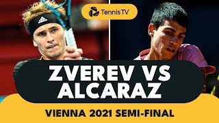 Alexander Zverev vs Carlos Alcaraz Extended Highlights | Vienna 2021 Semi-Final