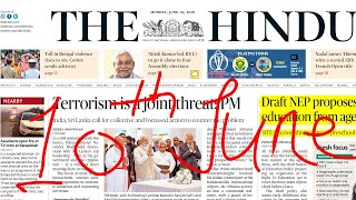 The Hindu Newspaper 10th June 2019 | Daily Current Affairs