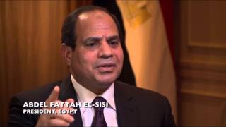 Charlie Rose interviews Egyptian President Abdel-Fattah El-Sisi