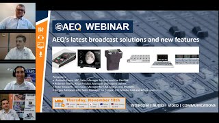 AEQ Webinar - New Broadcast Solutions 2021