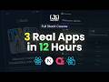 Build and Deploy 3 Modern Apps and Get Hired as Full Stack Developer Full 12-Hour Course