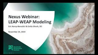 LEAP - WEAP Modeling