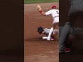 Dansby Swanson Steals 2nd! Subscribe for daily uploads #mlb #shorts