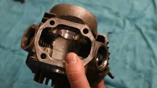 Honda 50cc 70cc Cylinder Head Rebuild - Will it fix smoking exhaust?