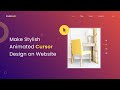 How To Make Cursor Animation On Website Using HTML CSS & JS | Mouse Move Animation