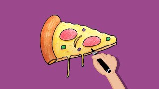 Illustrator tells you how to draw a pizza with increasing cheese.