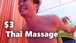 I Tried $3 Local Thai Massage // Thailand Travel 2022