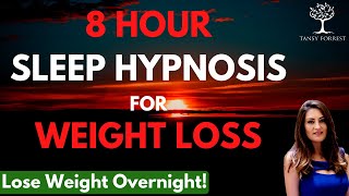 Sleep Hypnosis for Weight Loss & Exercise Motivation (Subliminal Voice Hypnosis) - Dark Stream