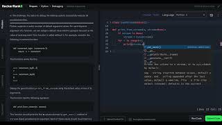 Hackerrank Python Solution #2 Debugging - Default Arguments