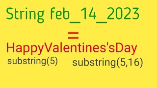 String in java | substring(int beginIndex) and substring(int beginIndex, int endIndex) | core java