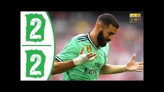 Real madrid vs Fenerbahce 2 2 All Goals & Full Highlights HD   Audi Cup 2019