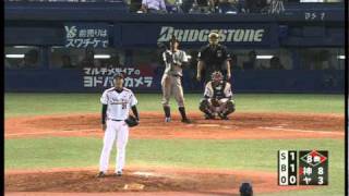 2010/8/29　ヤクルトvs阪神　８回　ブラゼル38号３ランHR