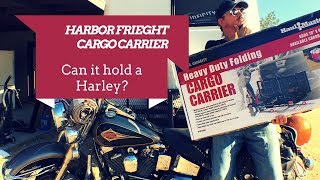 Can a Harbor Freight Cargo Carrier Carry a Harley on an RV? (VagabonDaze)