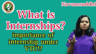 What is internship in engineering for VTU students ?