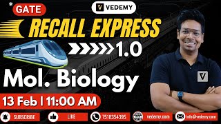 GATE Recall Express | Molecular Biology | Virendra Singh | Complete Recalling | GATE BT \u0026 XL |