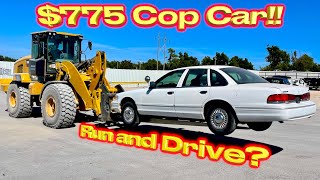 I won a Police Car from Copart for $775!! Will it Make it Home?