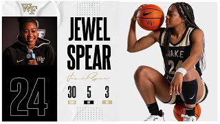 Jewel Spear: 30 Points | 7-9 3's | 8-13 FG | 7-8 FT's vs Coastal Carolina | 11.27.22