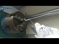 how to process wrapping test for single wire of aluminum bare conductor