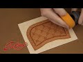 fiebing s antique leather stain how to product tutorial for leathercraft