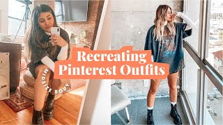 Recreating Pinterest Outfits On A Size 8-10 | Midsize Edition