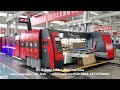 super carton box line of HS-B flexo folding gluing machine (test before shipping)