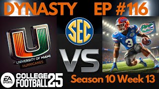 #17 Florida vs #3 Miami * Year 10 SEC Championship