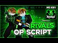 [NEW] RIVALS SCRIPT - NO KEY | (AIMBOT, UNLOCK ALL, SILENT AIM, RAGEBOT, ESP) & SKIN CHANGER