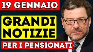 19 GENNAIO! I PENSIONATI SALTANO DI GIOIA! L'INPS CONFERMA: LE PENSIONI AUMENTERANNO A FEBBRAIO!