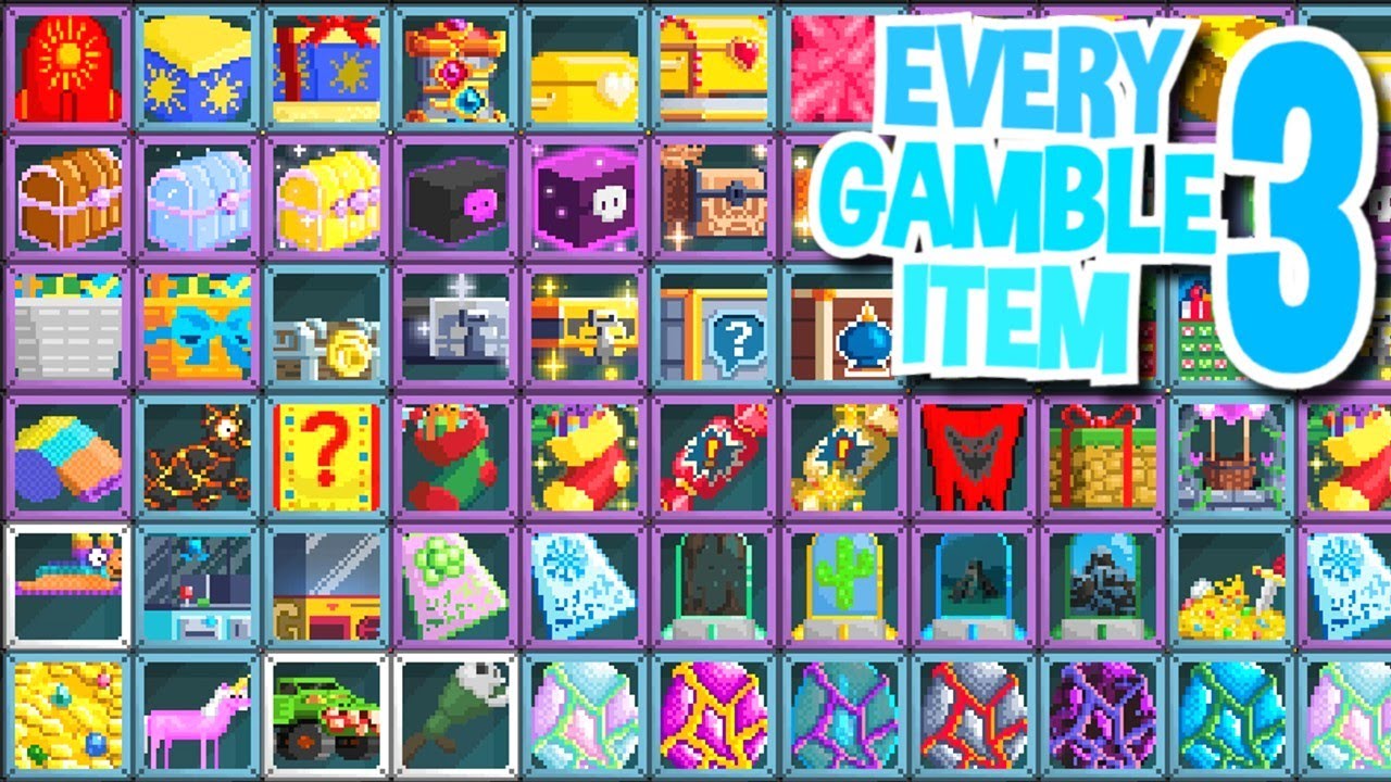 Opening Every Gacha In Growtopia Youtube