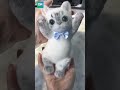 ternyata mainan boneka kucing yang baru di buat itu lengket ‼️😯 trending shortvideo