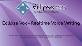 Eclipse Vox - Realtime Voice Writing