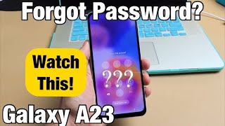 Galaxy A23: Forgot Password, PIN, Pattern? Let's Master Factory Reset!