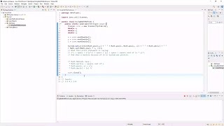 Java Lab: Using Math Methods