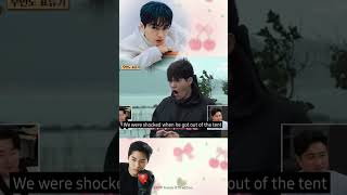 INFINITE L's Visual Reaction by celebrities Part 2 #kpop #infinite #kimmyungsoo #L #v #chaeunwoo